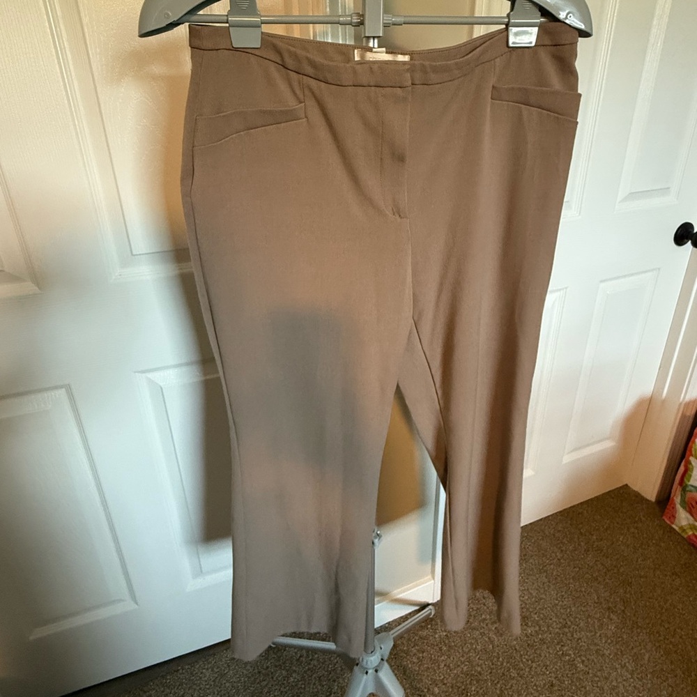 Chico's Classic Tan Straight Leg Pants